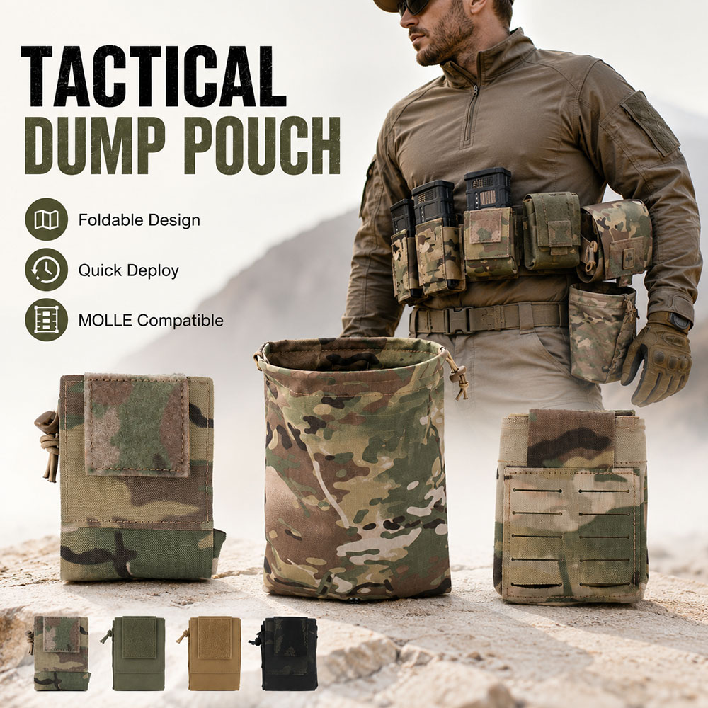 Outdoor Hunting Gear Storage - Pochette tactique MOLLE pliable pour le