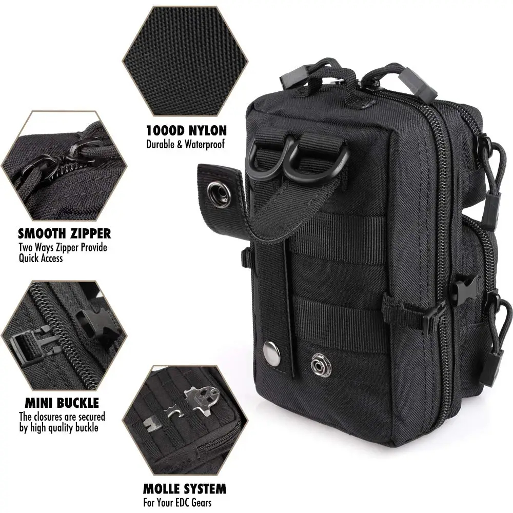 Outdoor Hunting Gear Storage - Mini pochette utilitaire Molle, petite pochette
