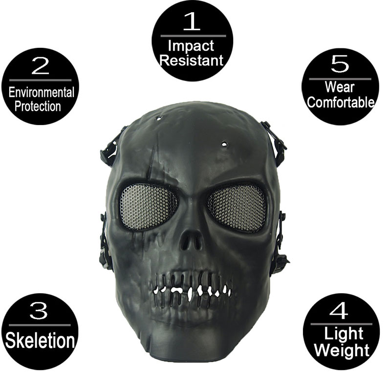 Masque de tête de mort de terr - Outdoor Hunting Movies avis et prix