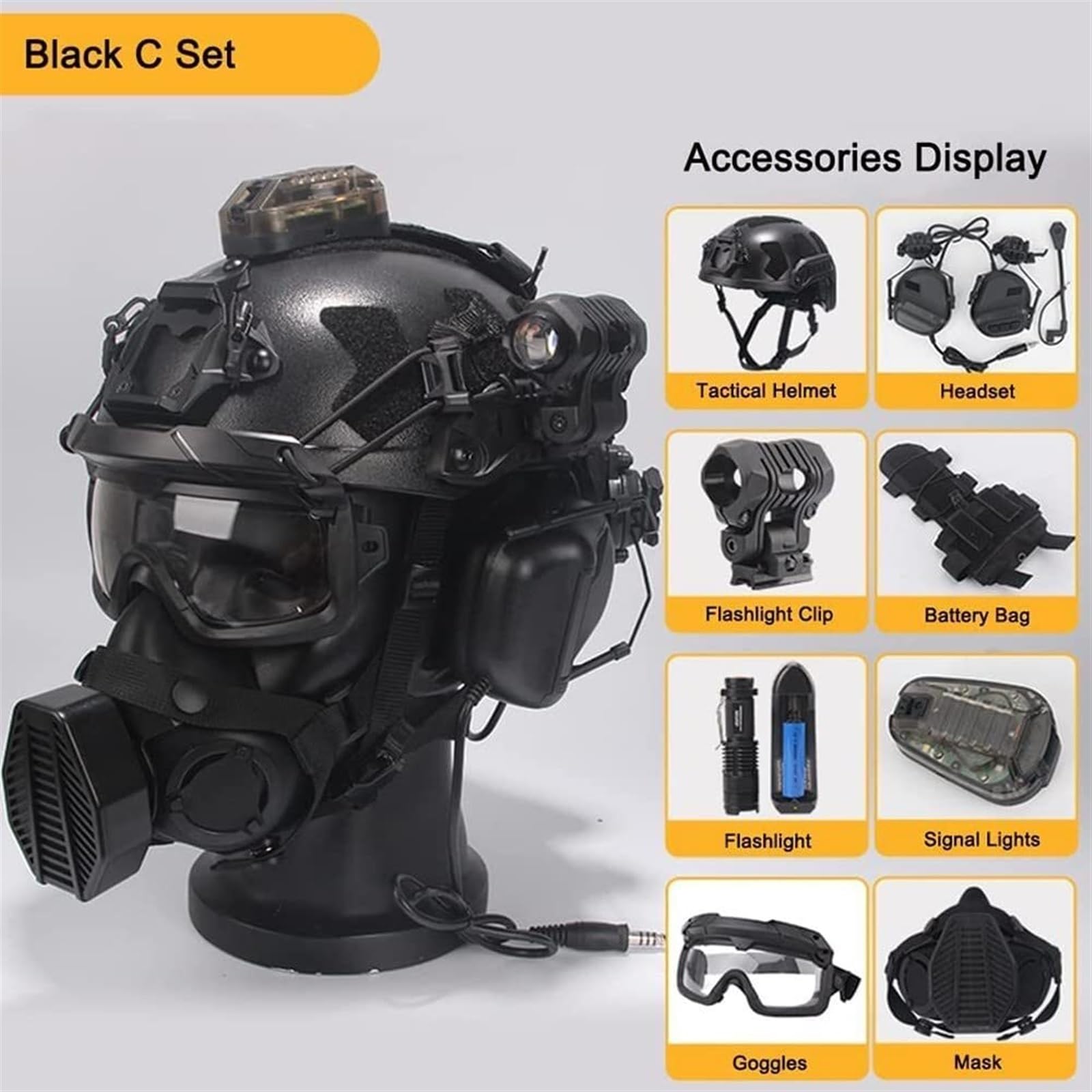 Ensemble de casque d'airsoft a - Outdoor Hunting Movies avis et prix