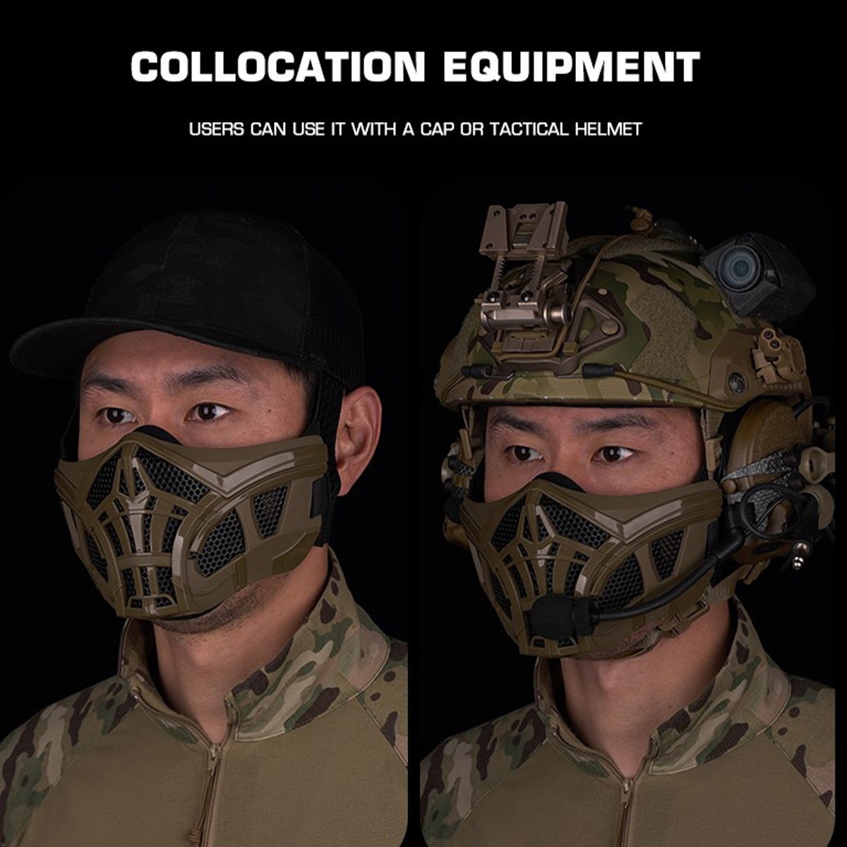 Masque tactique d'airsoft, dem - Outdoor Hunting Movies avis et prix