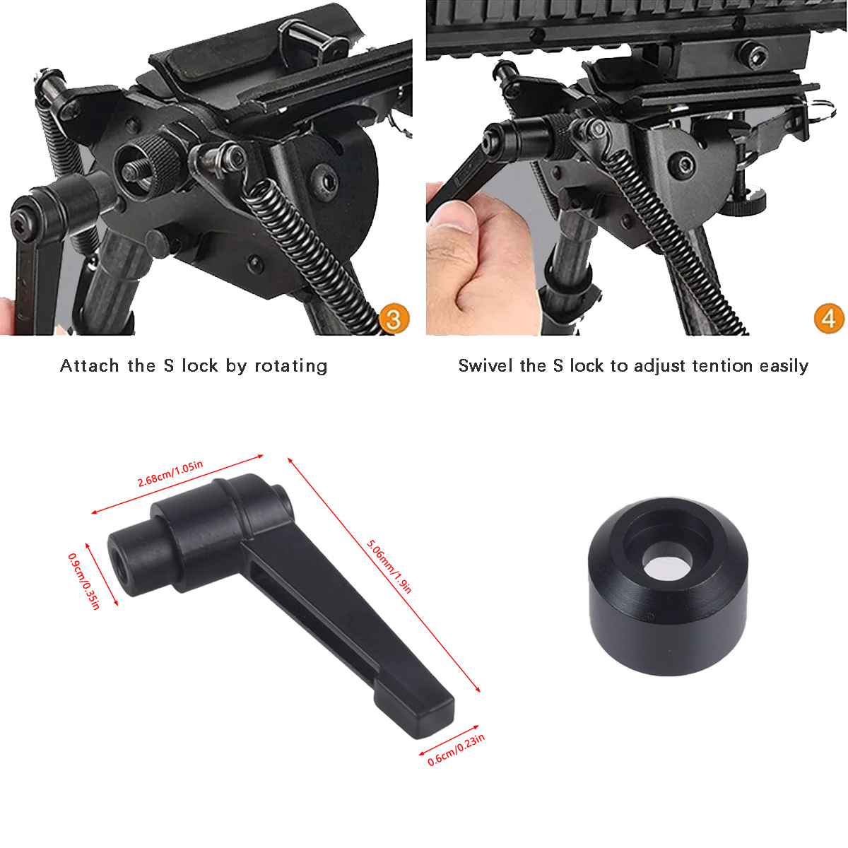 Tactique réglage rapide pivota - Bipod Rifle Mount avis et prix