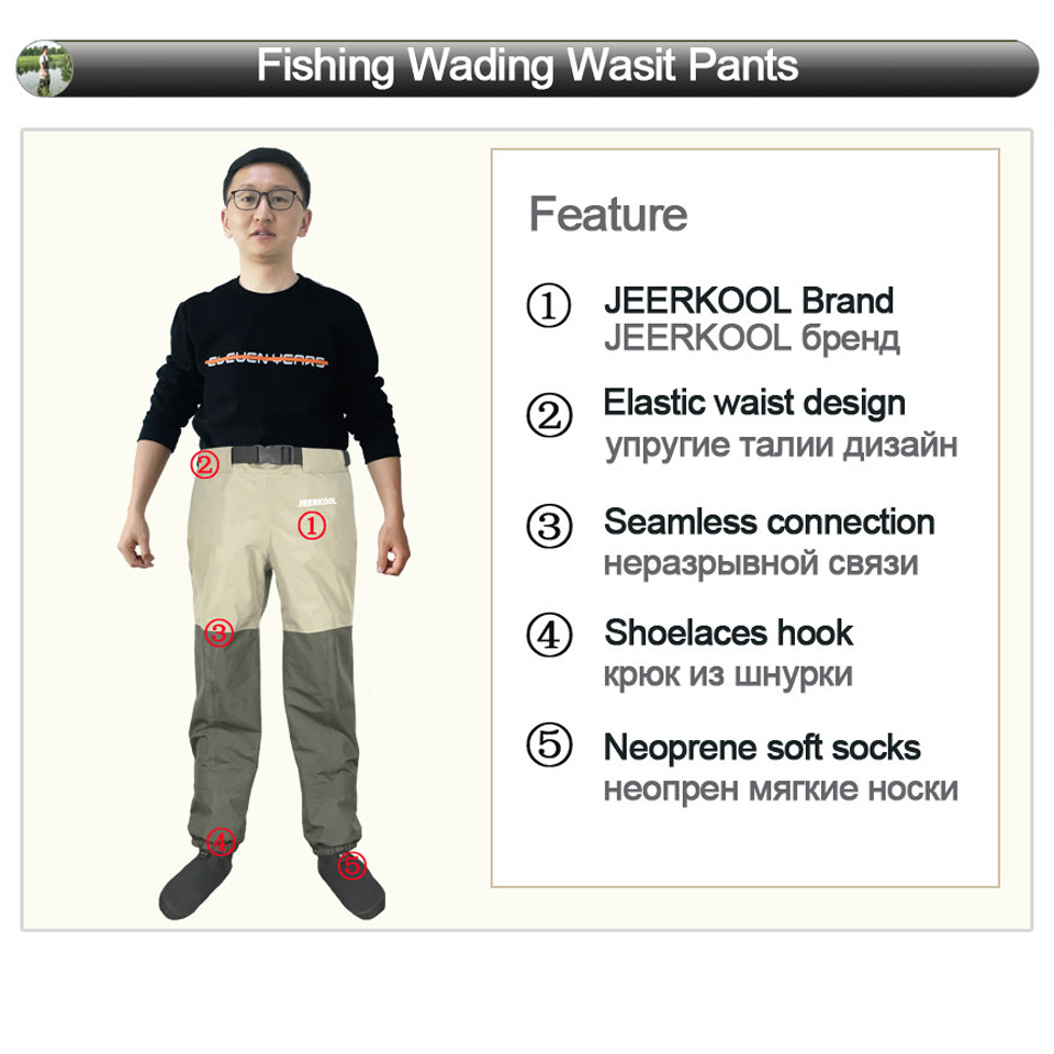 JEERKOOL – cuissardes de pêche - Fishing Waders Breathable avis et prix
