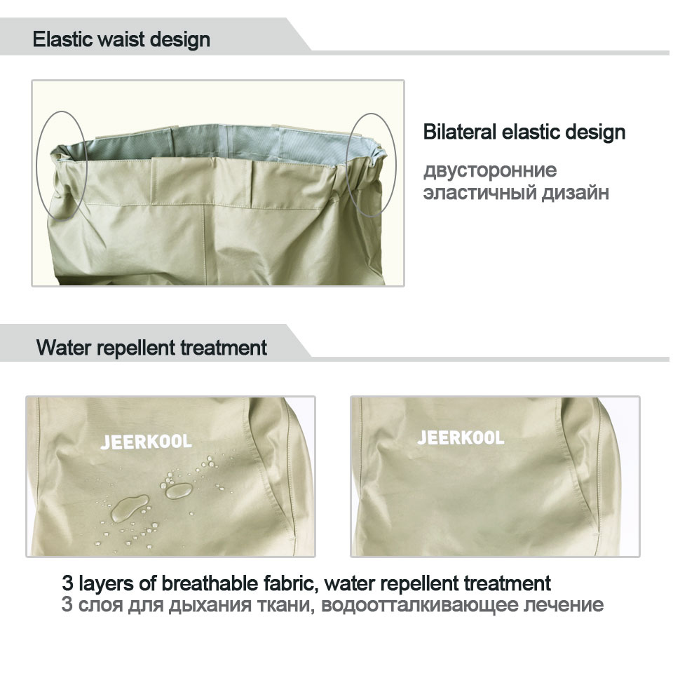 JEERKOOL – cuissardes de pêche - Fishing Waders Breathable avis et prix