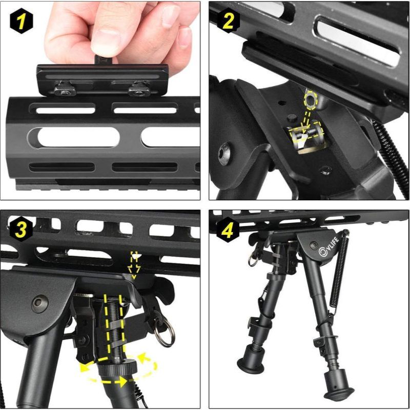 MidTen Fit M lok 6 9 adaptateu - Bipod Rifle Mount avis et prix